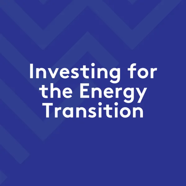 Investing for the energy transition