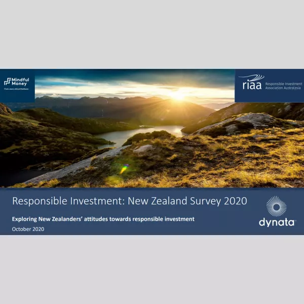 Responsible Investment: New Zealand Survey 2020